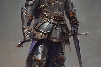 fantasy dnd character illustration