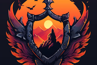 a custom fantasy logo