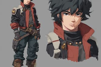 design original anime character art