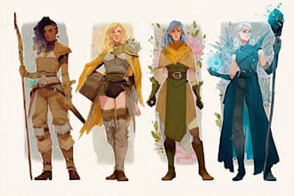 draw your dnd character and items