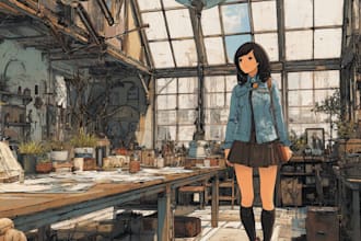 create awesome anime art