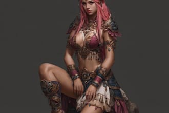 fantasy character art and fantasy character art