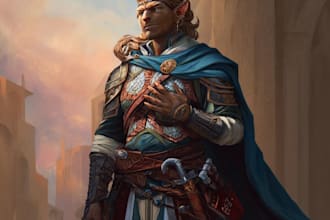 dnd, fantasy character and dnd character