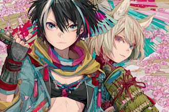 do anime character art