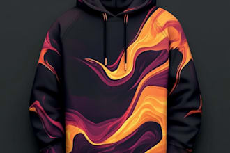 design a hoodie in a modern and trendy style