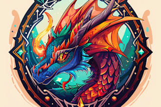 a custom fantasy logo