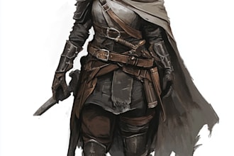 fantasy dnd character illustration