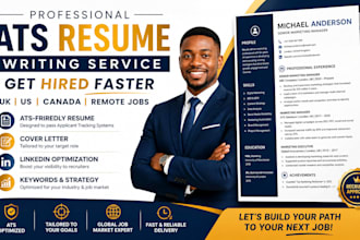 create a professional ats resume for UK, US, canada and remote jobs