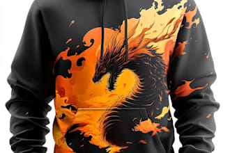 sublimated a hoodie design