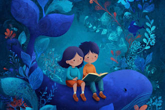 children story book illustration book illustration