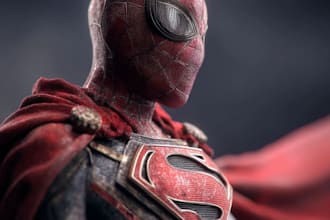 draw professional superhero illustration