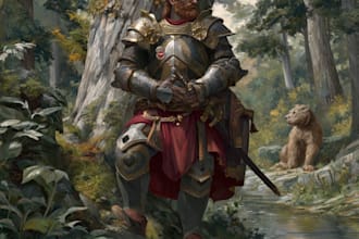 dnd character art and character designer