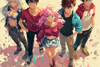 draw anime character art