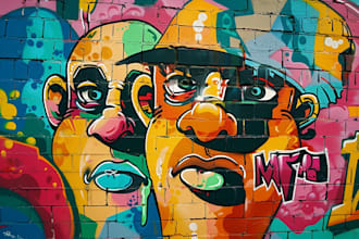 create graffiti design for you