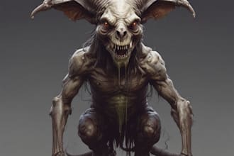 do fantasy acharacter , fantasy, and horror character art