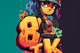 turn your idea into fun cartoon illustration