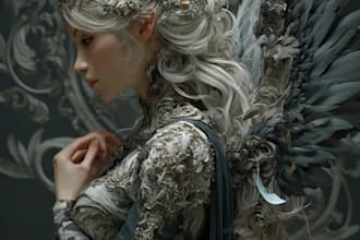 fantasy character art and fantasy character art