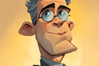 design professional caricature for you