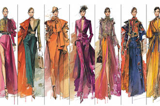 do stunning fashion illustrations