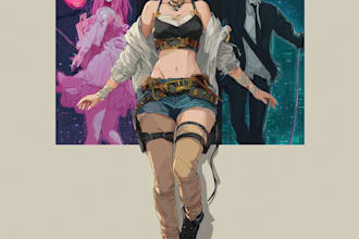 create anime, manga art sfw or nsfw