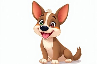 draw pet portrait with disney style