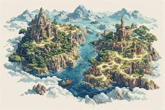 draw your custom fantasy world map