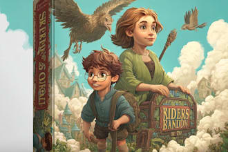 create emotional children book cover