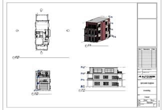 create and convert autocad 2d floor plan and revit 3d model
