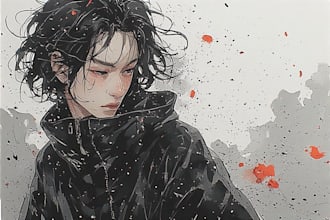 draw a character in manga style