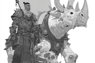 do group party character art, dnd party