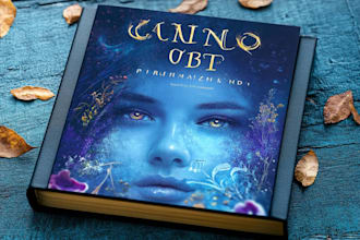design epic fantasy book cover art for your novel