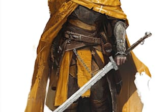 fantasy dnd character illustration