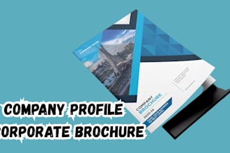 design a professional company profile or business profile