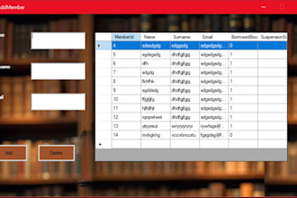 build a csharp app using database integration