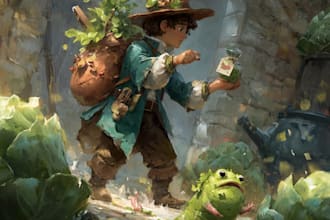draw fantasy illustrations, concept art, and card