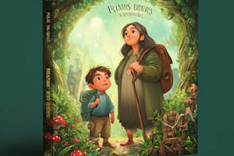 design a captivating childrens book cover that sells