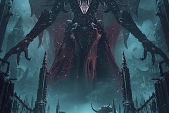 design fantasy, sci fi, horror and dystopian book cover art