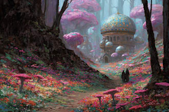 paint cinematic fantasy concept art and illustrations