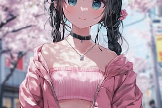 do a anime character