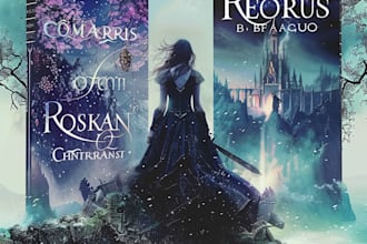 design fantasy and minimal book and ebook cover