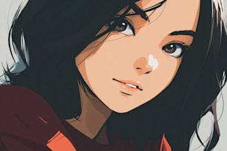 draw anime portrait or orginal character avatar for you pfp