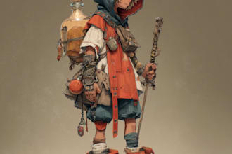 fantasy character art and fantasy character art