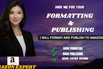 provide professional amazon KDP book formatting