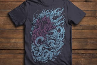 design high end typography for brand and apparel