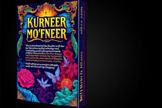 illustrate a book cover, amazon kdp book cover design, ebook kdp cover design