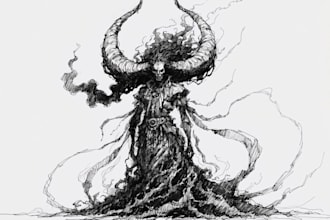 fantasy character sketch for you