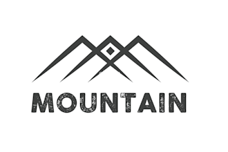 create a professional mountain peak logo design