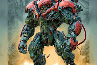make custom robot mecha art