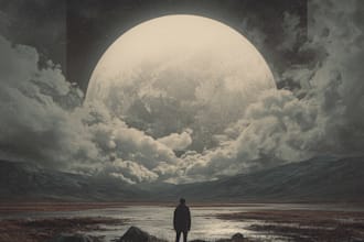 design mixtape album cover art in handrawn