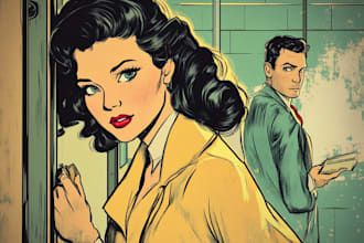 draw comic book illustration with comic book illustrator